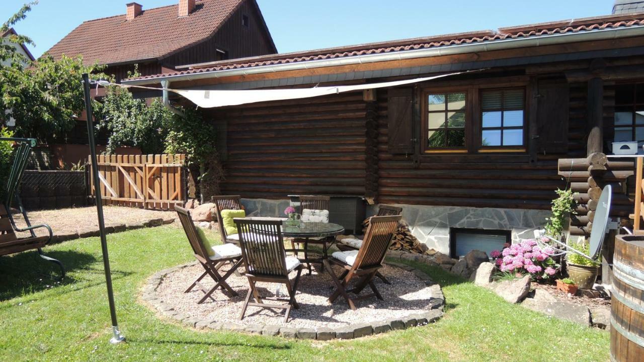 Ferienwohnung Blockhaus Juka Vinningen Exteriér fotografie